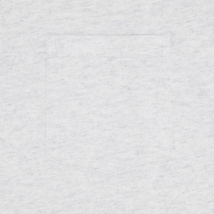 Supreme Short-Sleeve Pocket Tee 'Ash Grey'