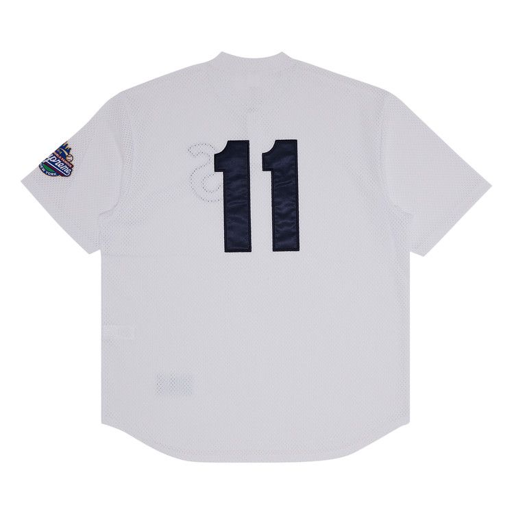 Supreme S Logo Baseball Henley 'White'