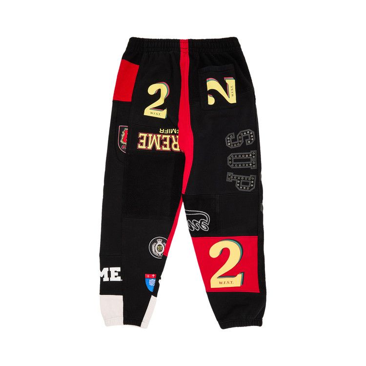 Supreme Patchwork Sweatpant 'Black'