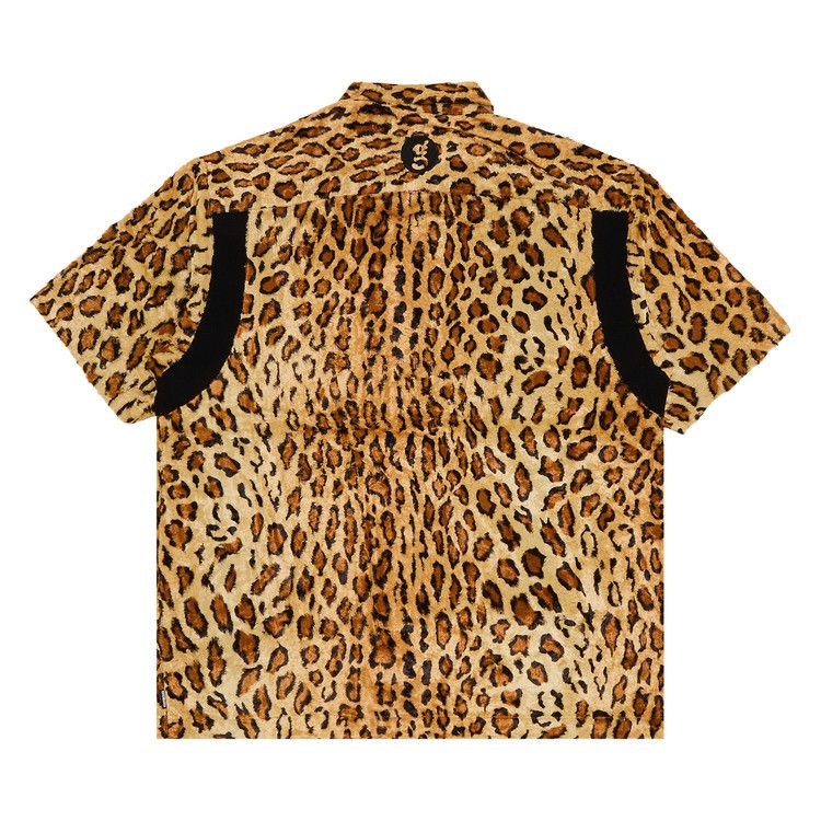 Supreme x Goodenough Crushed Rayon Pile Short-Sleeve Shirt 'Leopard'