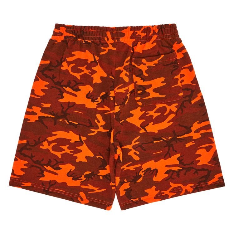 Supreme Small Box Sweatshort 'Bright Orange Camo'