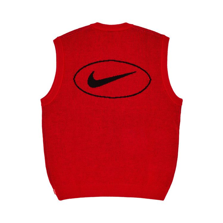 Supreme x Nike Sweater Vest 'Red'