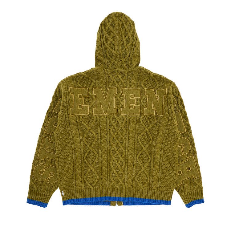 Supreme x Goodenough Zip Up Hooded Sweater 'Olive'