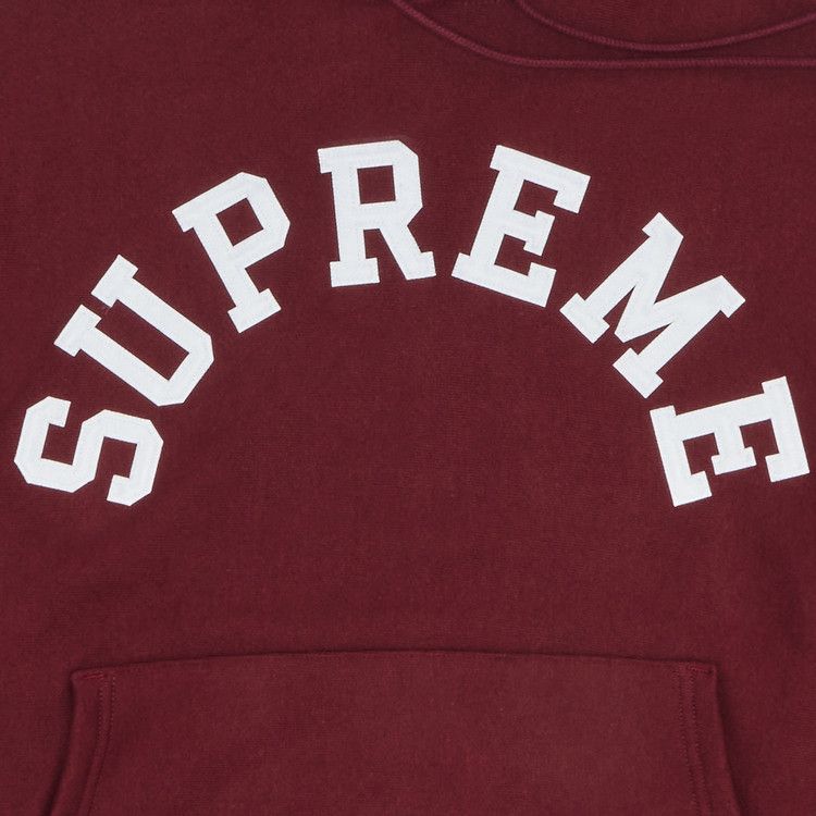 Supreme Champion Hooded Sweatshirt 'Cardinal'