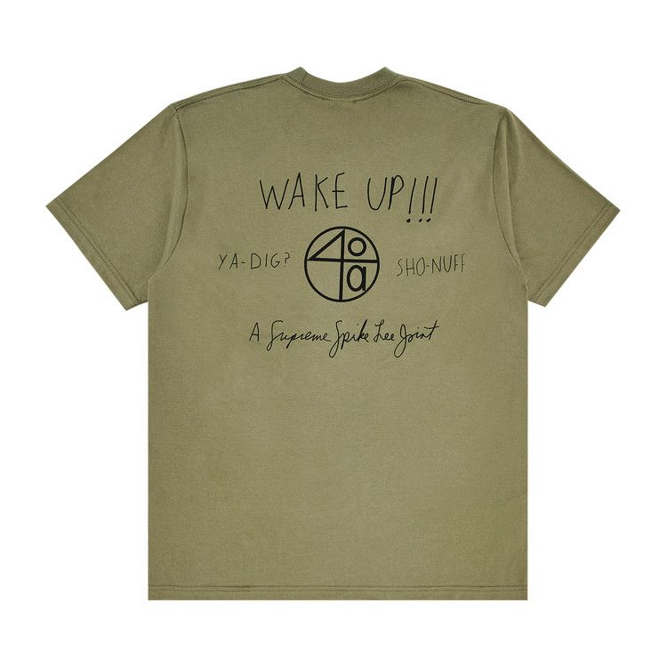 Supreme x 40 Acres Spike Tee 'Light Olive'