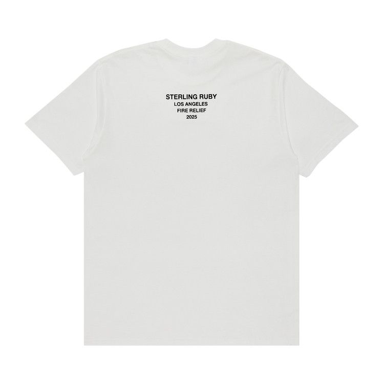 Supreme Los Angeles Fire Relief Box Logo Tee 'White'