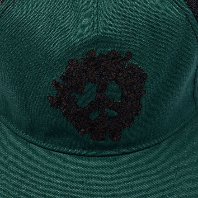 Denim Tears Peace Wreath Trucker Hat 'Green'