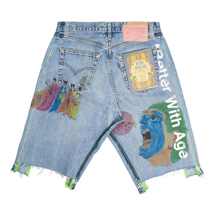 *Better With Age Harrison Triple-Wide Denim Shorts 'Indigo'