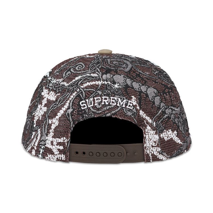 Supreme Wombat Embroidered Mesh Back 6-Panel 'Tan'