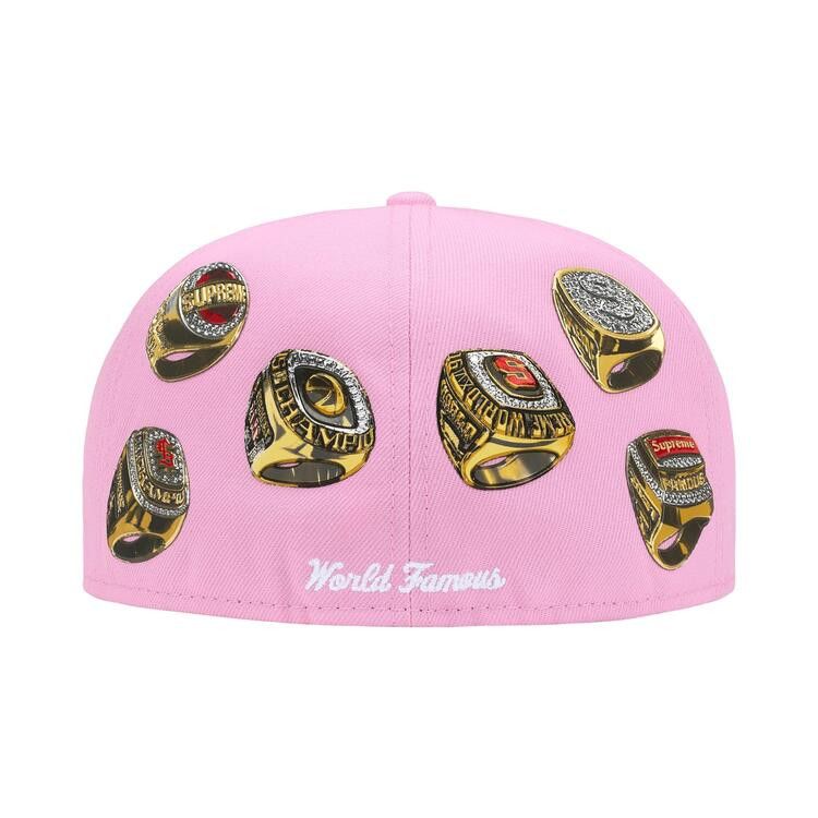 Supreme Rings Box Logo New Era 'Pink'