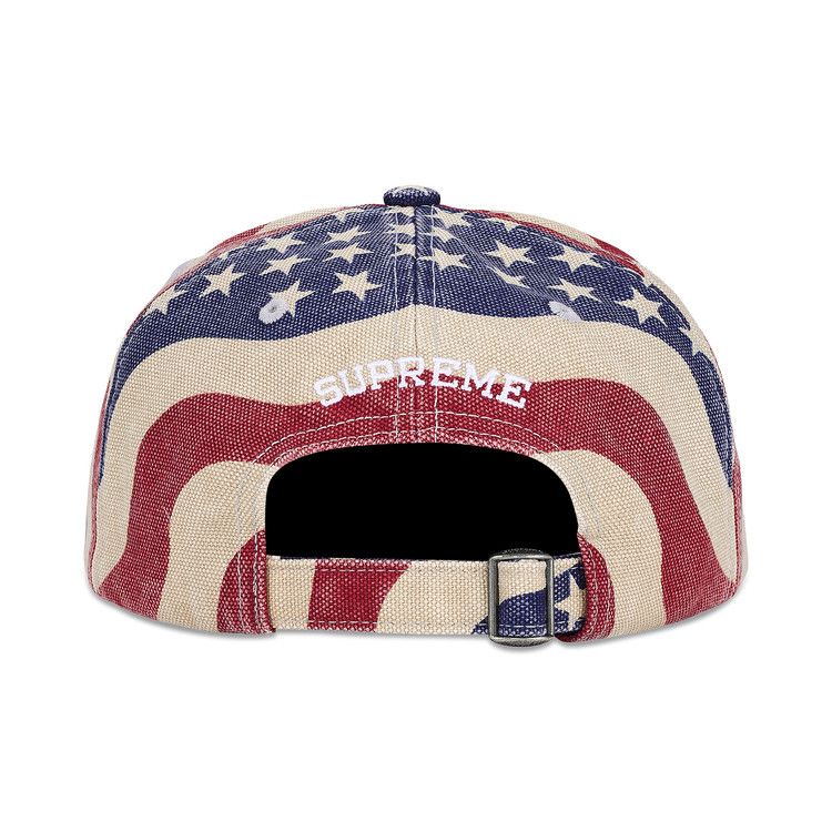 Supreme Pigment Coated S Logo 6-Panel 'Flag'