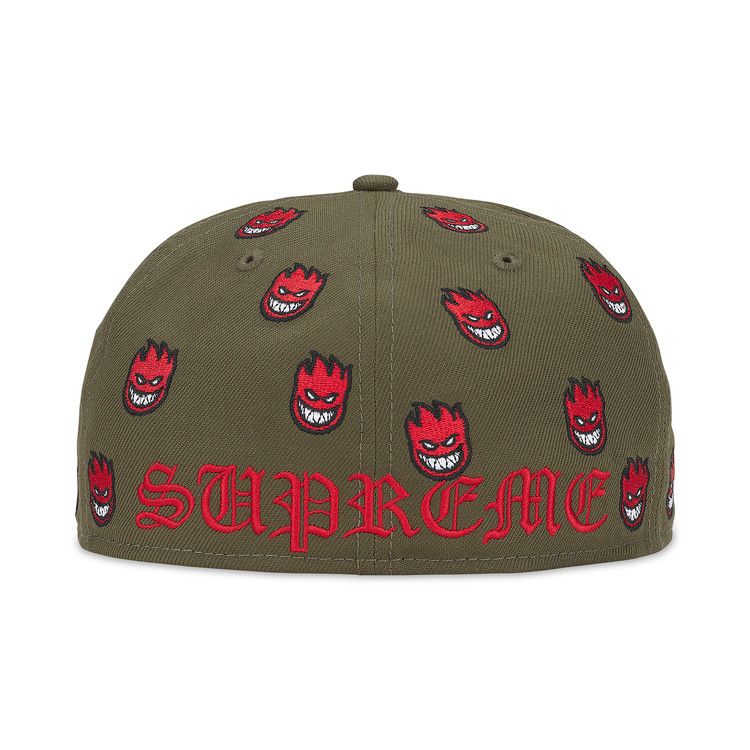 Supreme x Spitfire New Era 'Olive'
