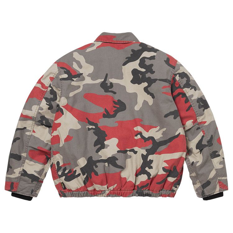 Supreme Cordura Twill Utility Jacket 'Red Camo'