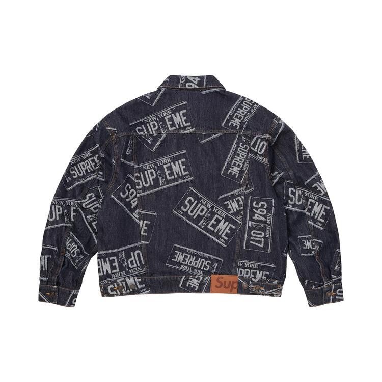 Supreme Denim Trucker Jacket 'License Plate'