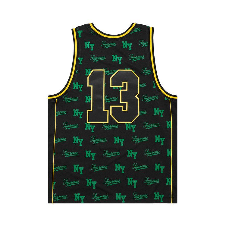 Supreme x Mitchell & Ness Monogram Jersey 'Black'