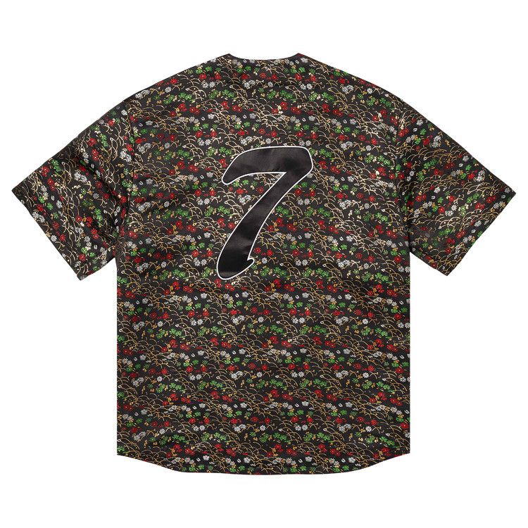 Supreme Floral Jacquard Jersey 'Black'