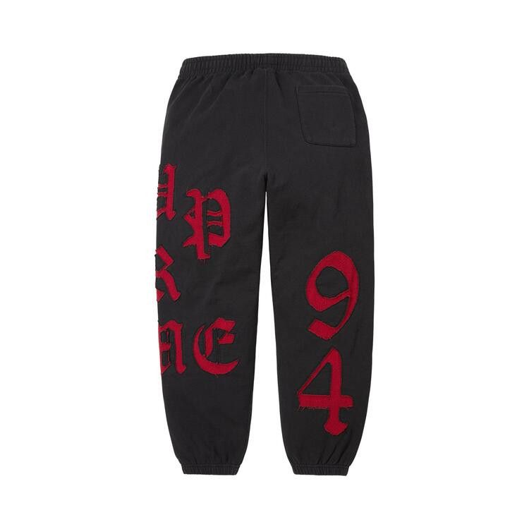Supreme Cut Out Sweatpant 'Black'