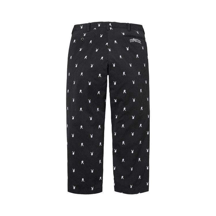 Supreme Chino Pant 'Black Playboy'