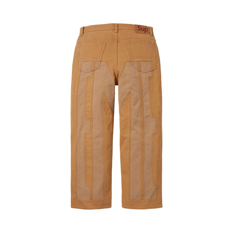 Supreme Inset Spellout Baggy Jean 'Brown'