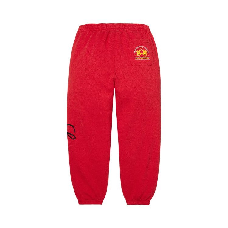Supreme x La Martina x Jacob & Co Sweatpant 'Red'