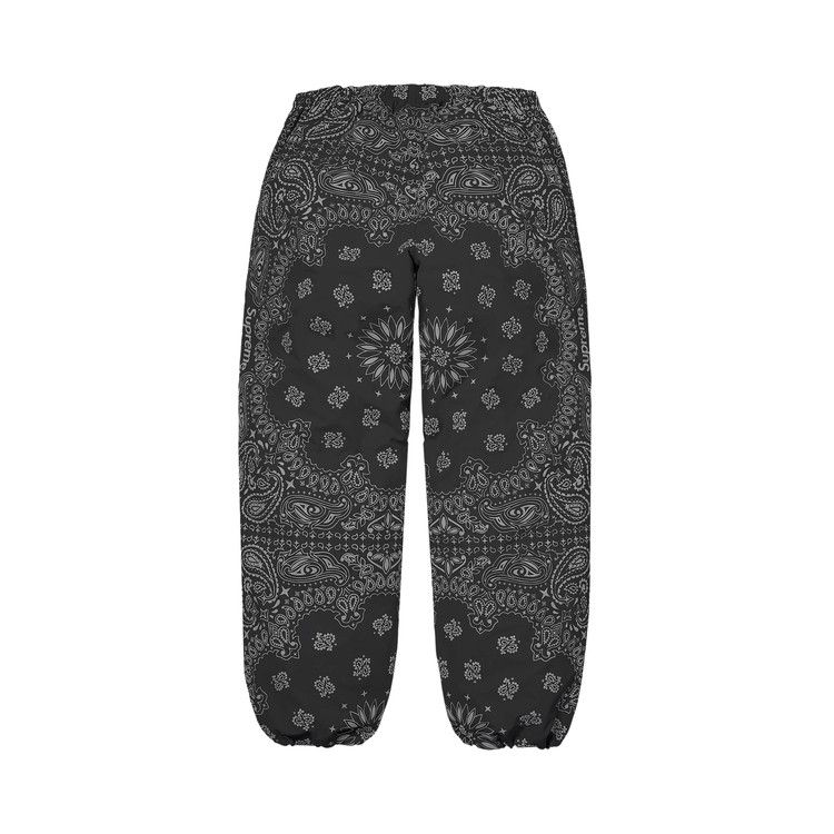 Supreme Reflective Bandana Track Pant 'Black'