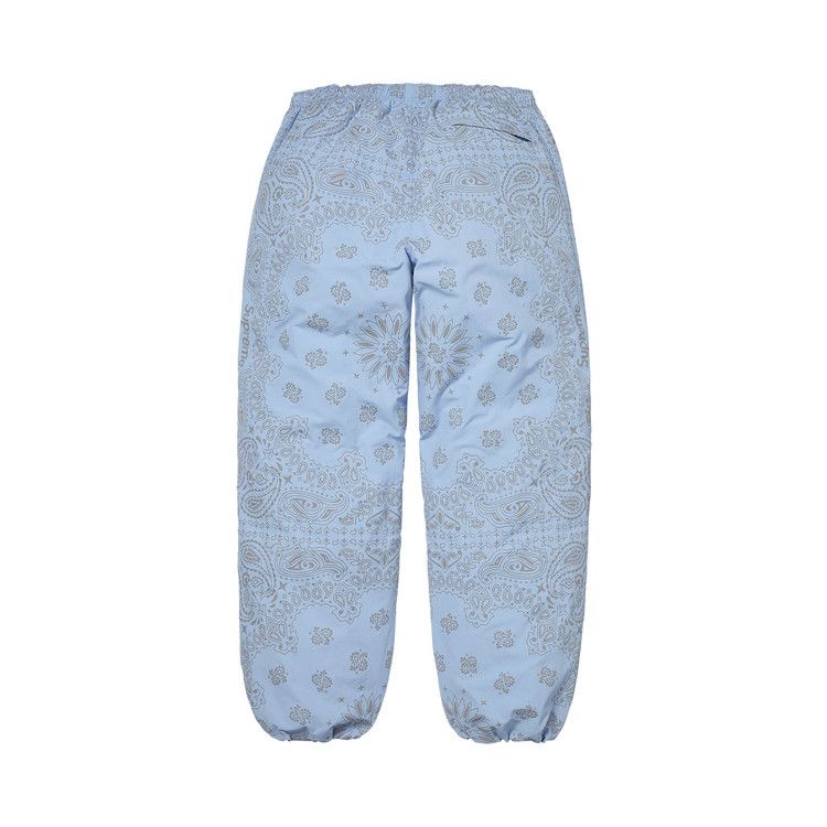 Supreme Reflective Bandana Track Pant 'Light Blue'