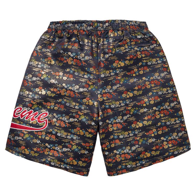 Supreme Floral Jacquard Short 'Navy'