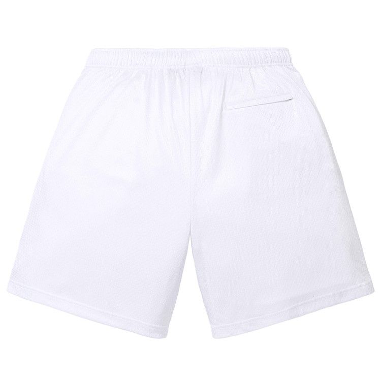Supreme Rhinestone Mesh Short 'White'