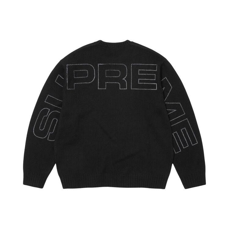 Supreme Pilled Sweater 'Black'