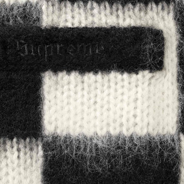Supreme Checkerboard Cardigan 'Black'