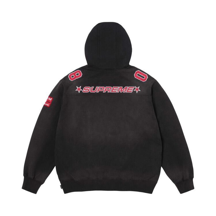 Supreme Jersey Hooded Sweatshirt 'Black'