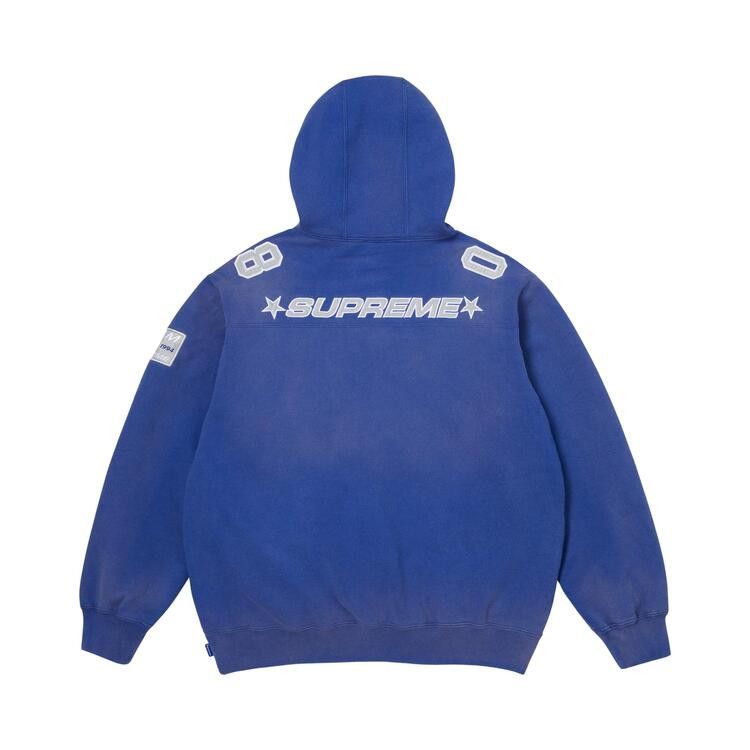 Supreme Jersey Hooded Sweatshirt 'Royal'