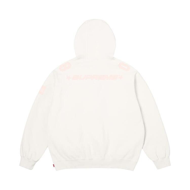 Supreme Jersey Hooded Sweatshirt 'White'