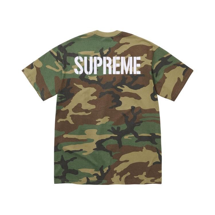 Supreme World Famous Tee 'Woodland Camo'