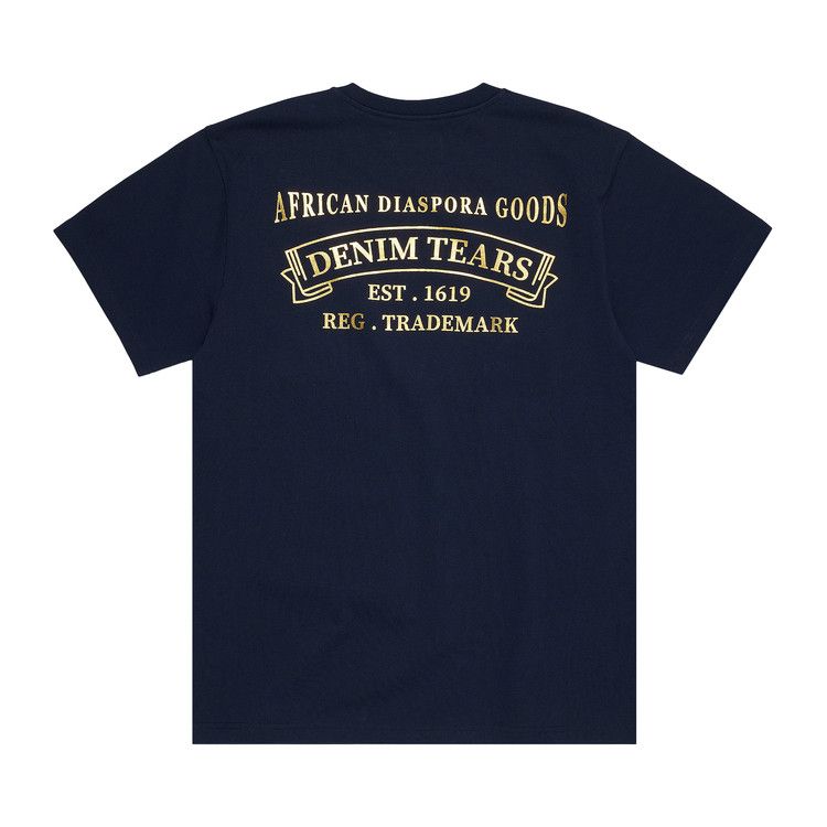 Denim Tears Adg Banner Tee 'Navy'