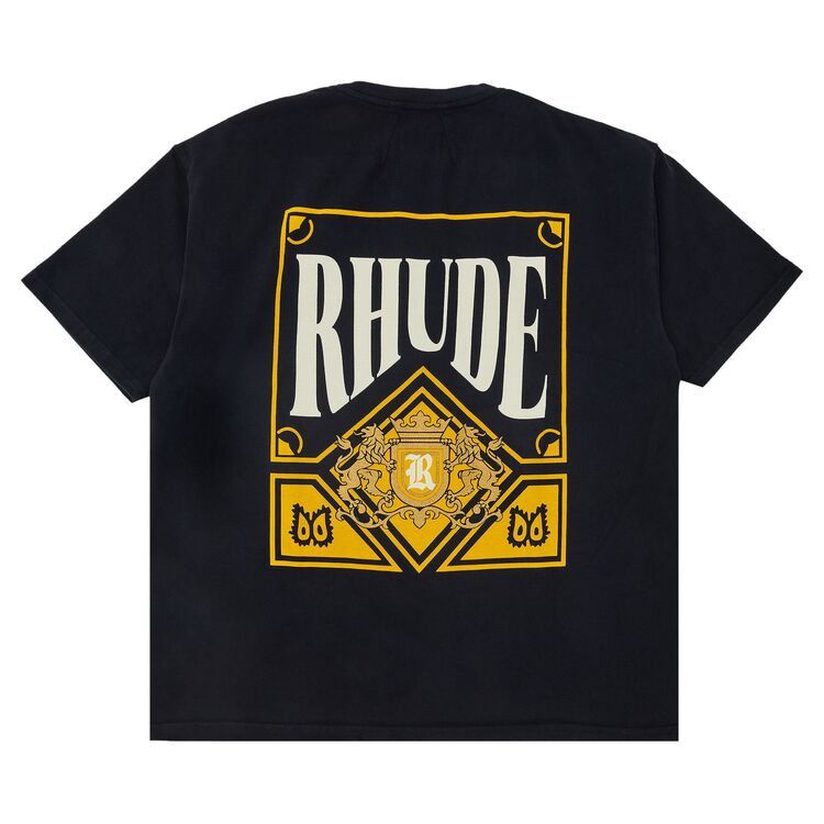 Rhude Playing Card Tee 'Vintage Black/Yellow'