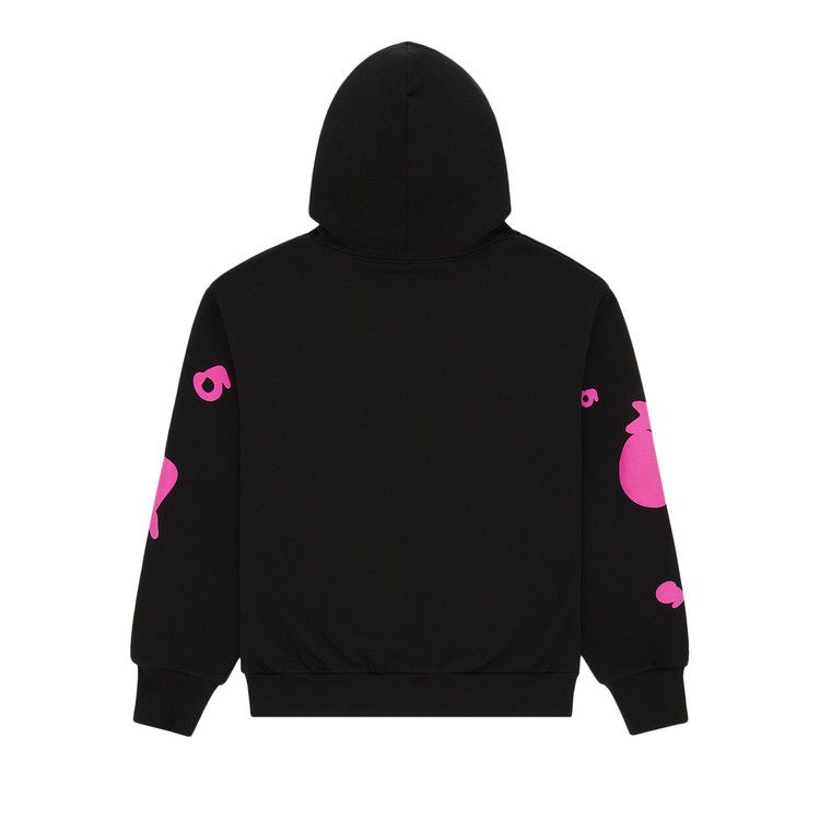Sp5der Angel Number Beluga Hoodie 'Black'