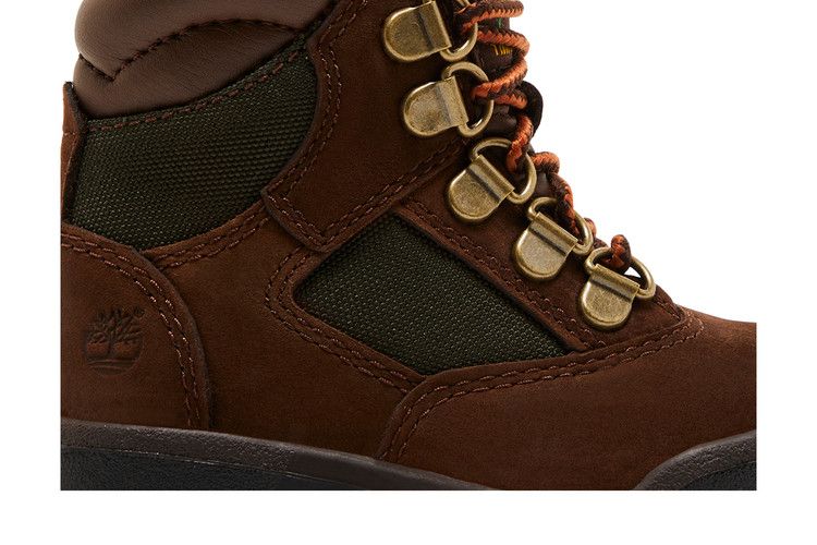 Timberland 6 Inch Field Boot Toddler 'Medium Brown Olive'