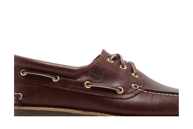 Timberland 3-Eye Lug Handsewn Boat 'Burgundy'