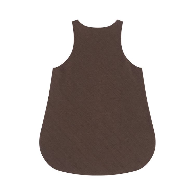 Lemaire Bias Cut Tank Top 'Walnut'