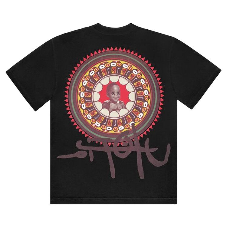 Cactus Jack by Travis Scott Utopia x Kaws Tee II 'Black'