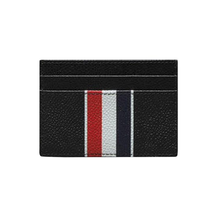 Thom Browne RWB Stripe Double Sided Card Holder 'Black'