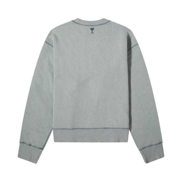 Ami Fade Out Sweatshirt 'Aqua Marine'
