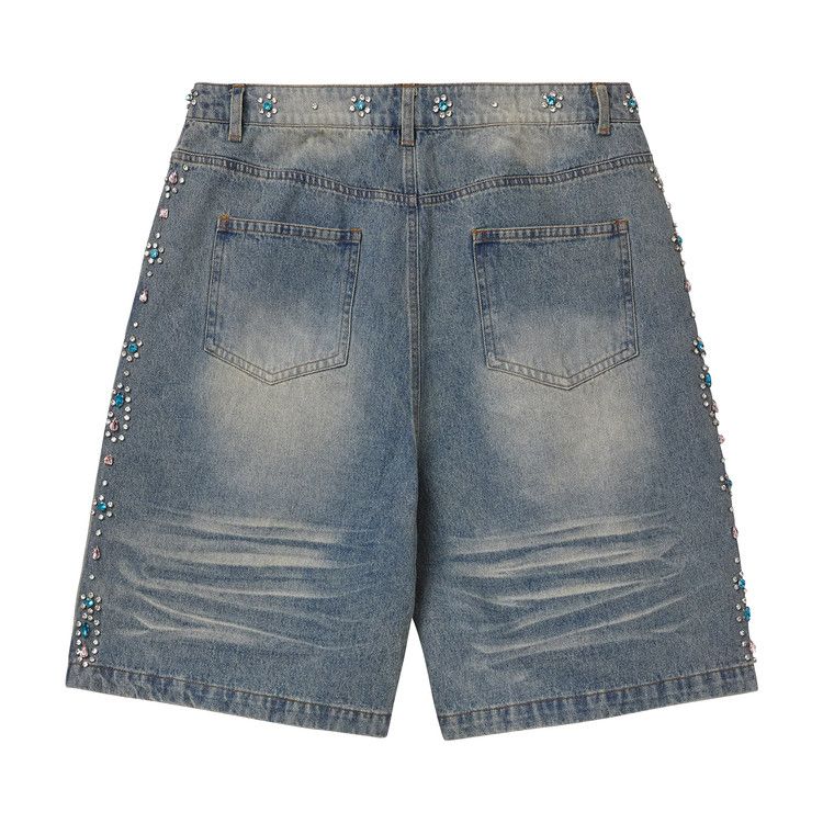 Vale Forever Candy Jorts 'Mid Blue'