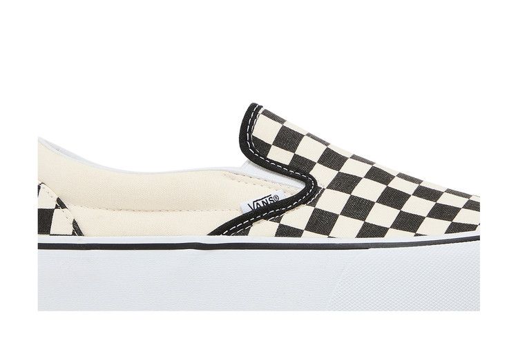 Vans Classic Slip-On Platform 'Checker - Black White'