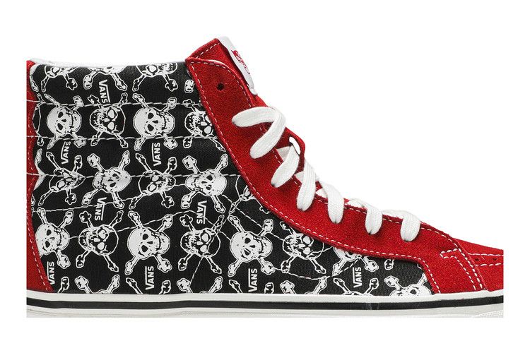 Vans Sk8-Hi 38 DX 'Skulls Red Black'