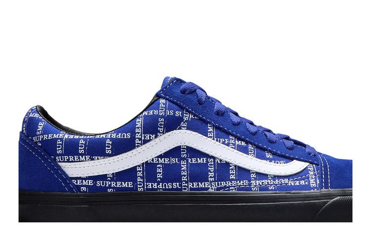 Supreme x Vans Old Skool Pro 'Logo Pattern - Royal'