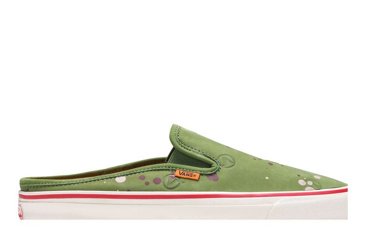LQQK Studios x Vans OG Mule LX 'Circle V - Splatter Green'