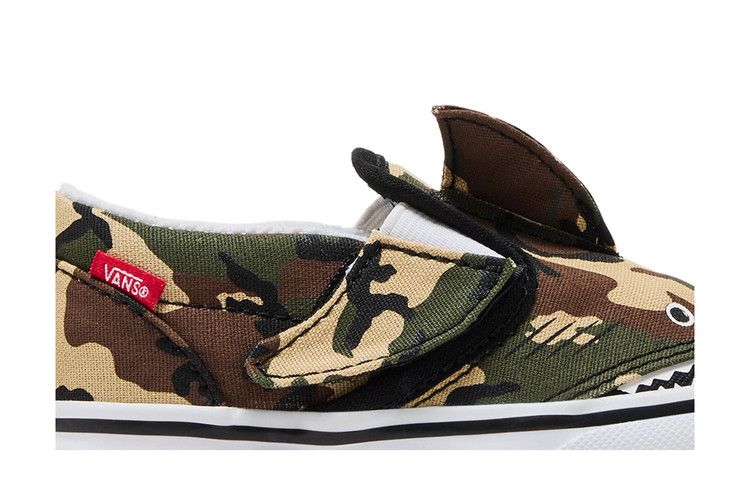 Vans Slip-On V Toddler 'Camo Shark'