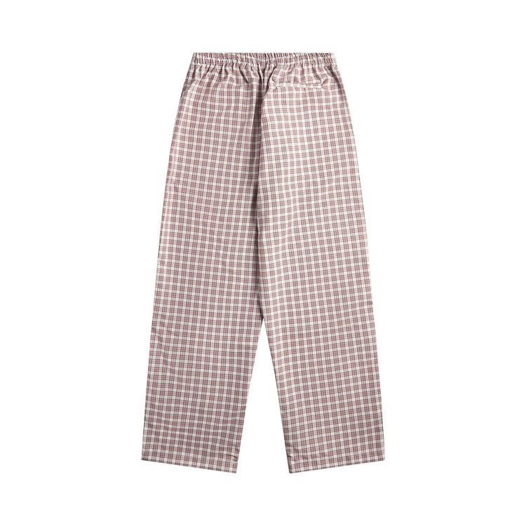 Willy Chavarria Ruff Rider Track Pant 'Red/White Picnic Plaid'
